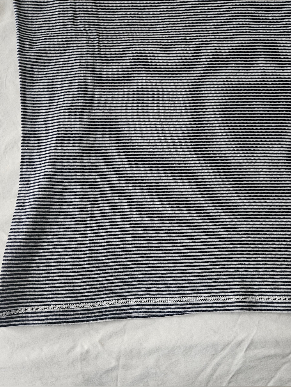 RALPH LAUREN Navy & White Striped Logo Short Sleeve T-Shirt | SZ L - Picture 6 of 9